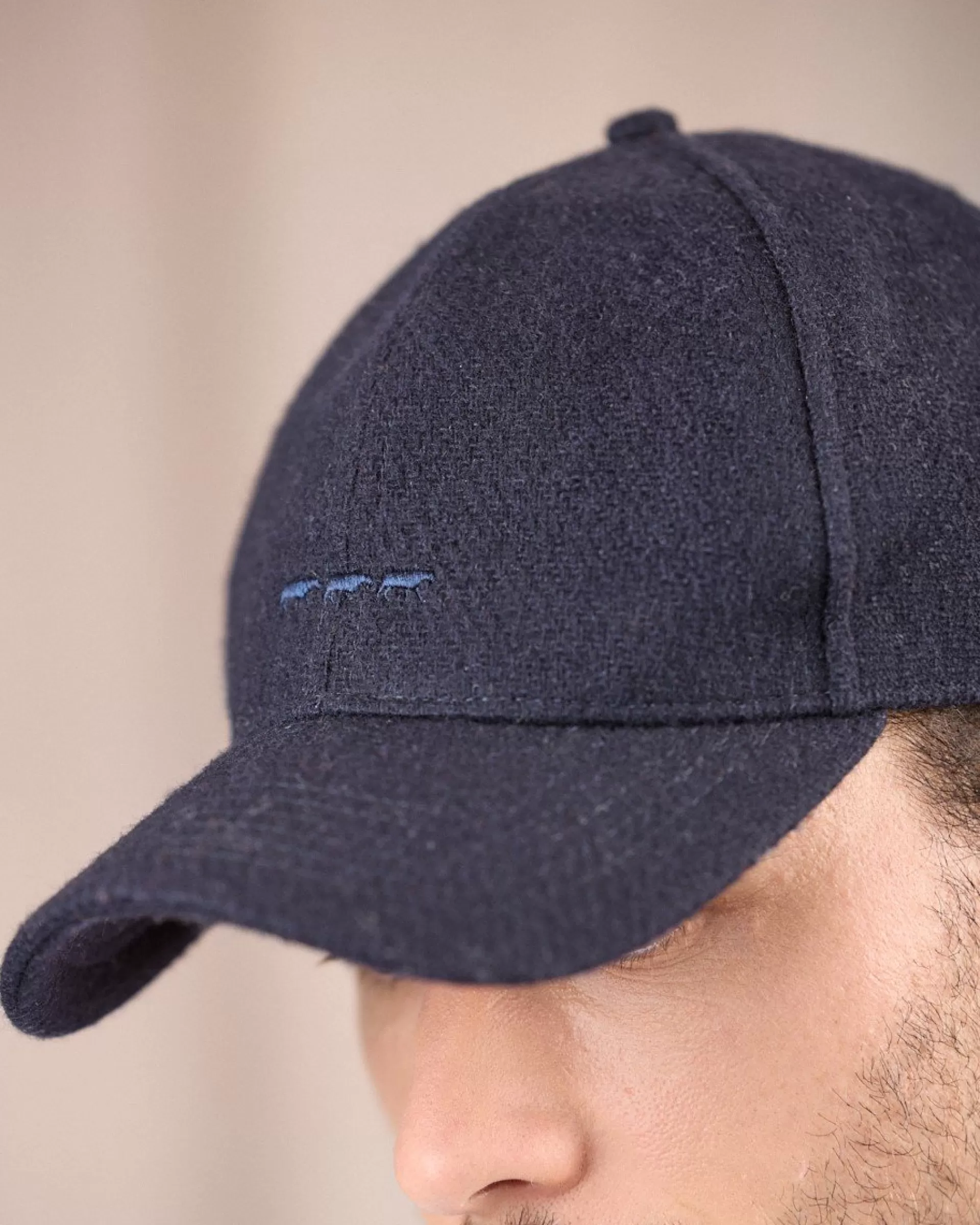 Shop Casquette Célina bleu marine Homme Accessoires