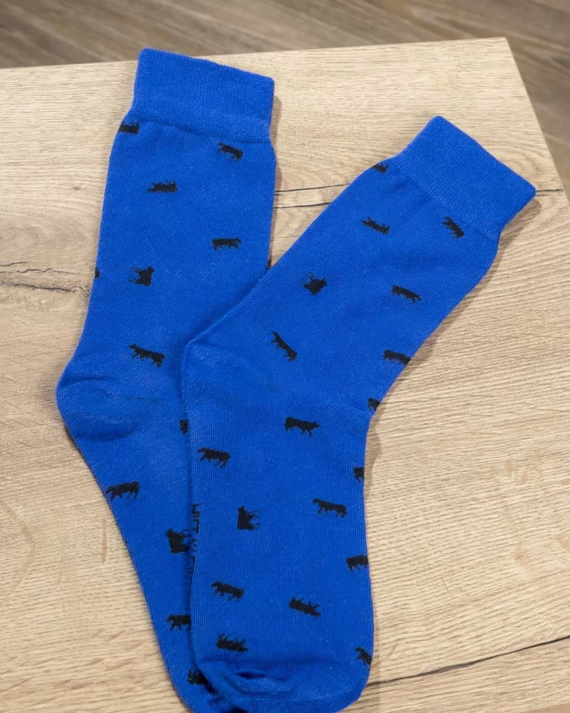 Best Sale Chaussettes Billie bleu cobalt Homme Chaussettes