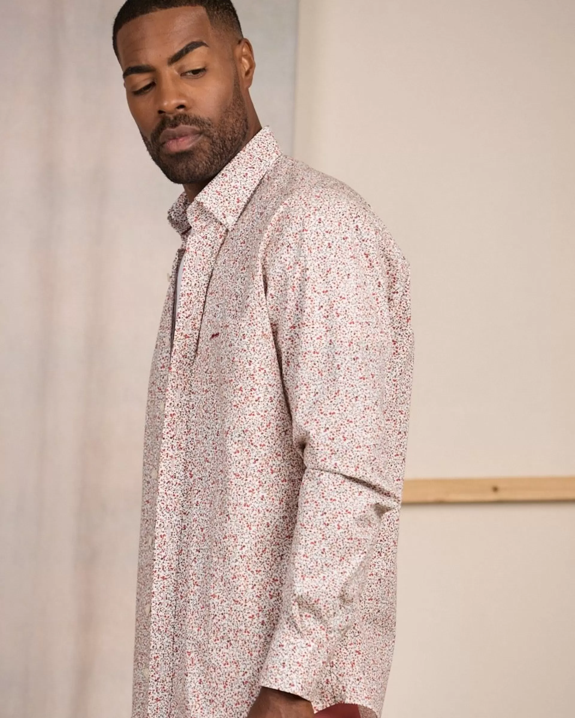 Clearance Chemise à imprimé floral Homme Chemise