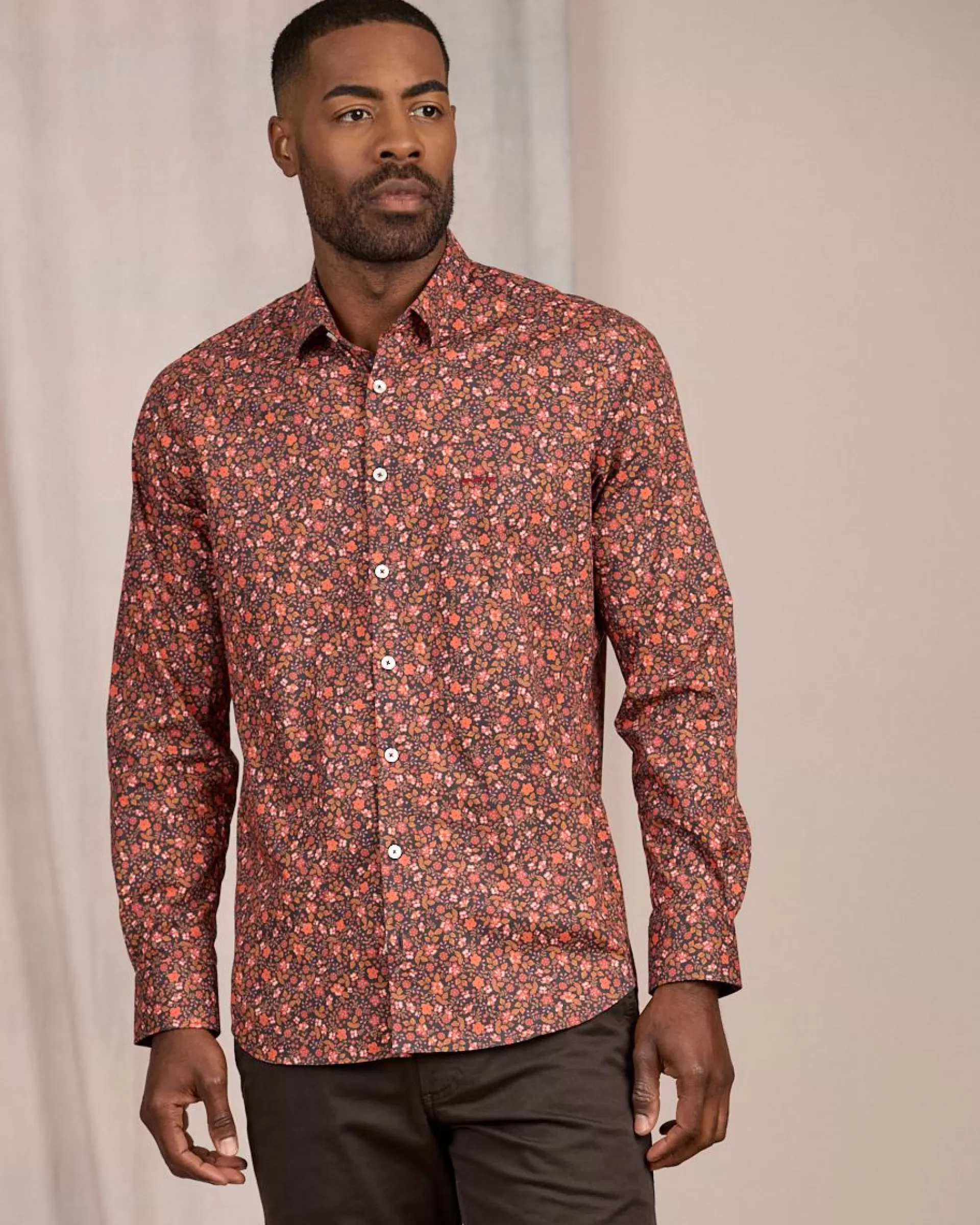 Best Chemise à imprimé floral Homme Chemise