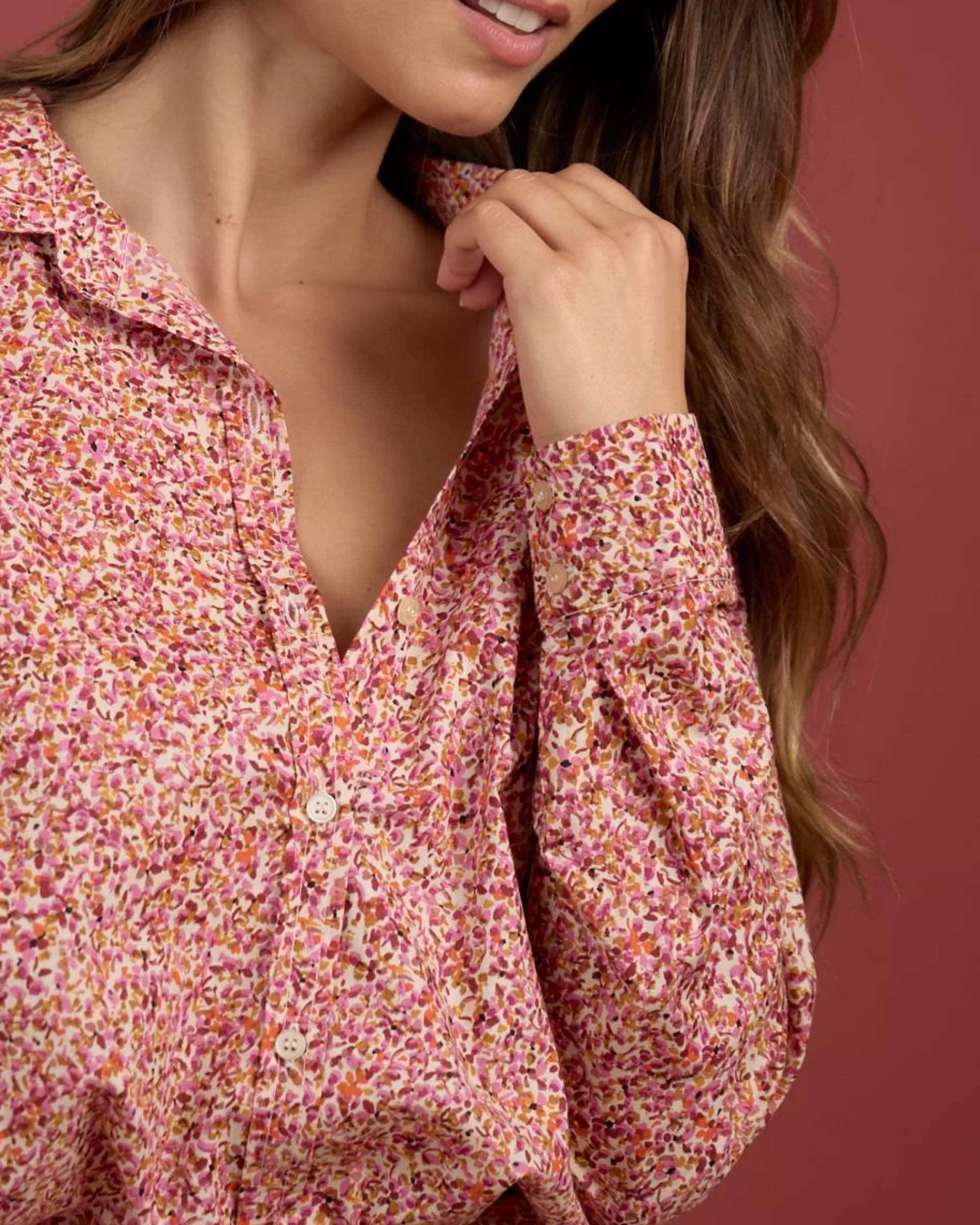 Flash Sale Chemise à imprimé floral Femme Chemisier & Tunique