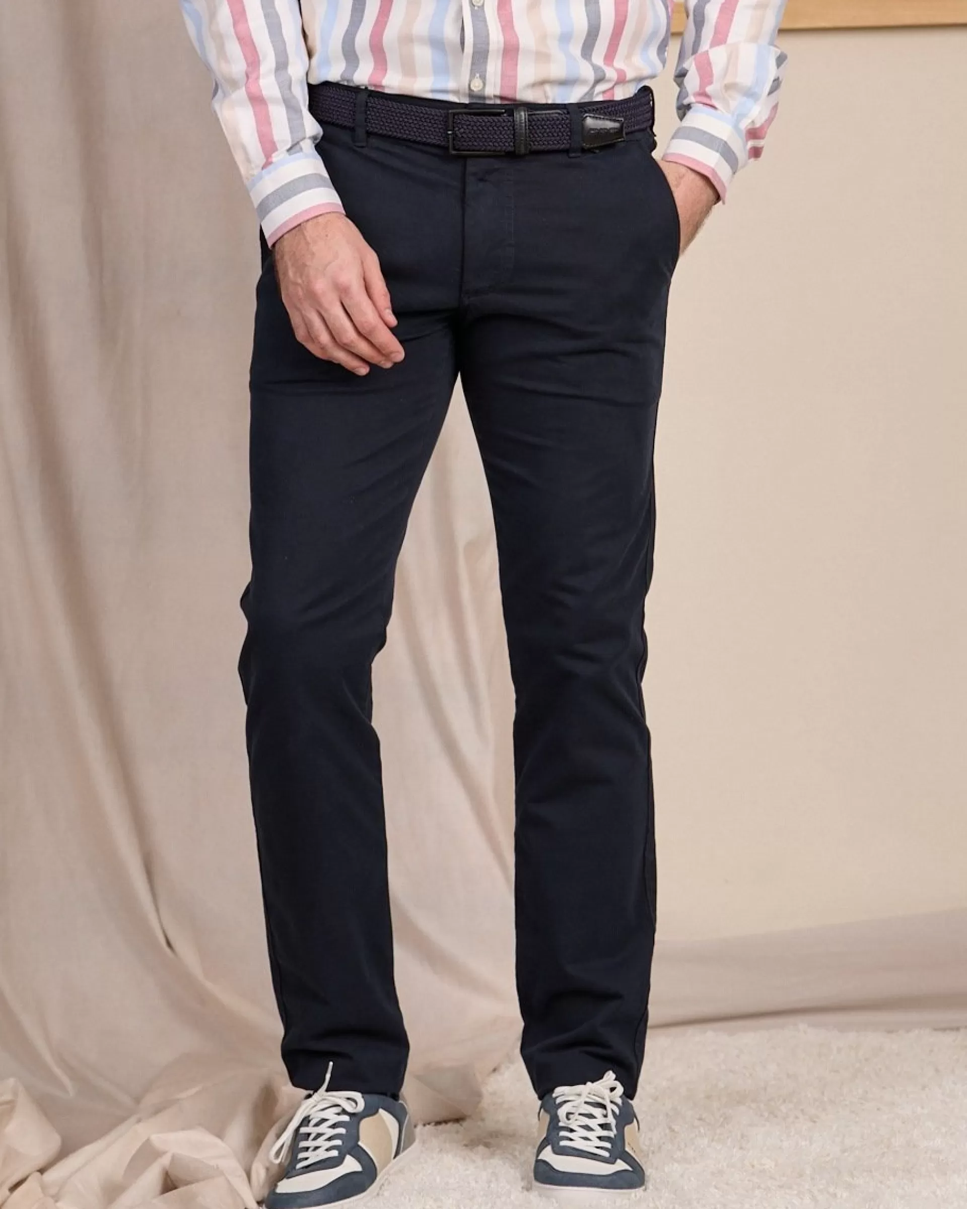 New Chino Cyrile bleu marine Homme Pantalon & Jean