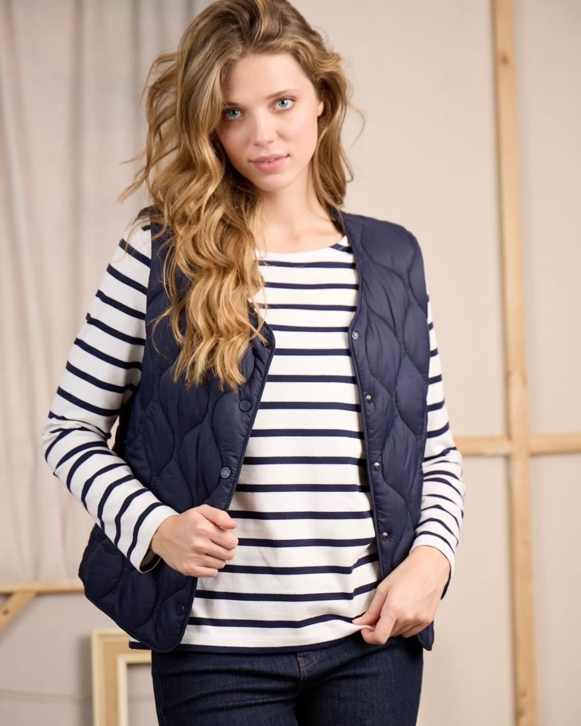 Flash Sale Doudoune Cheryl bleu marine Femme Manteau & Doudoune