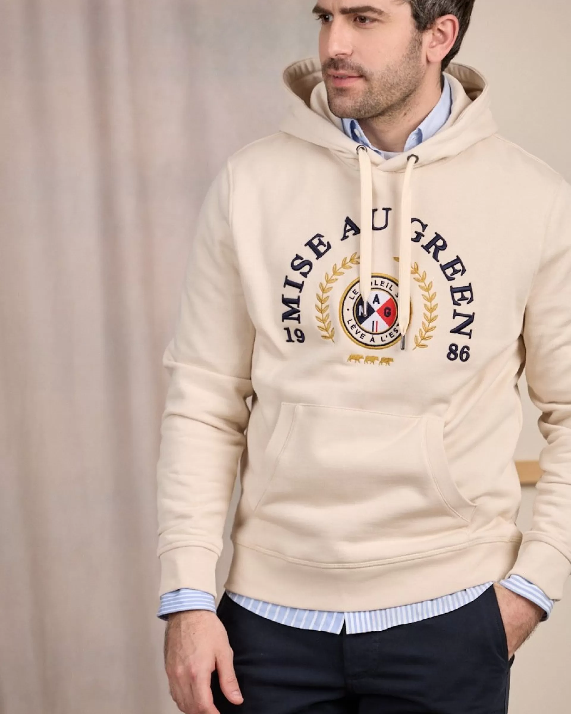 Shop Hoodie blason Homme Sweat