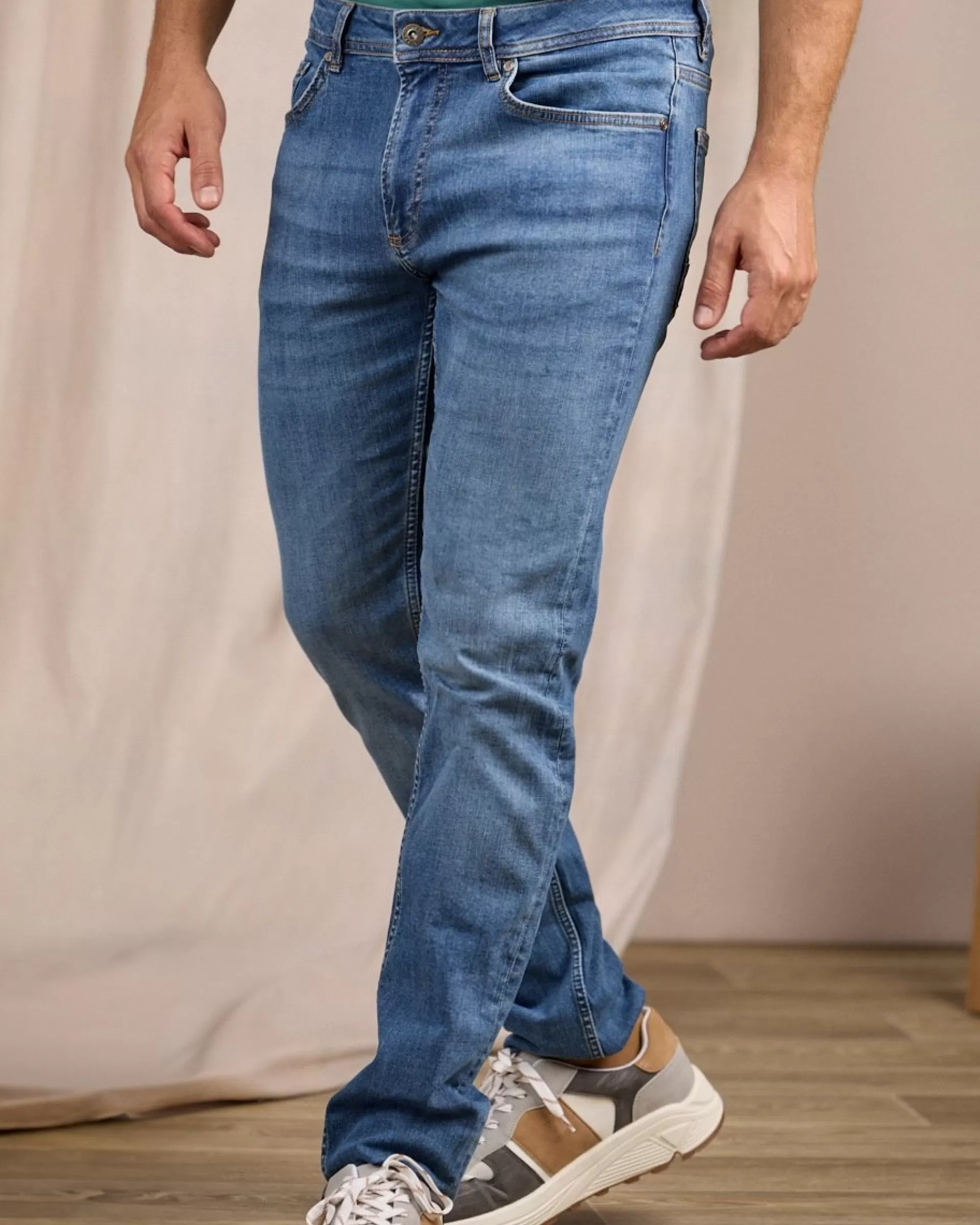 Discount Jean Super Flex bleach blue Homme Pantalon & Jean