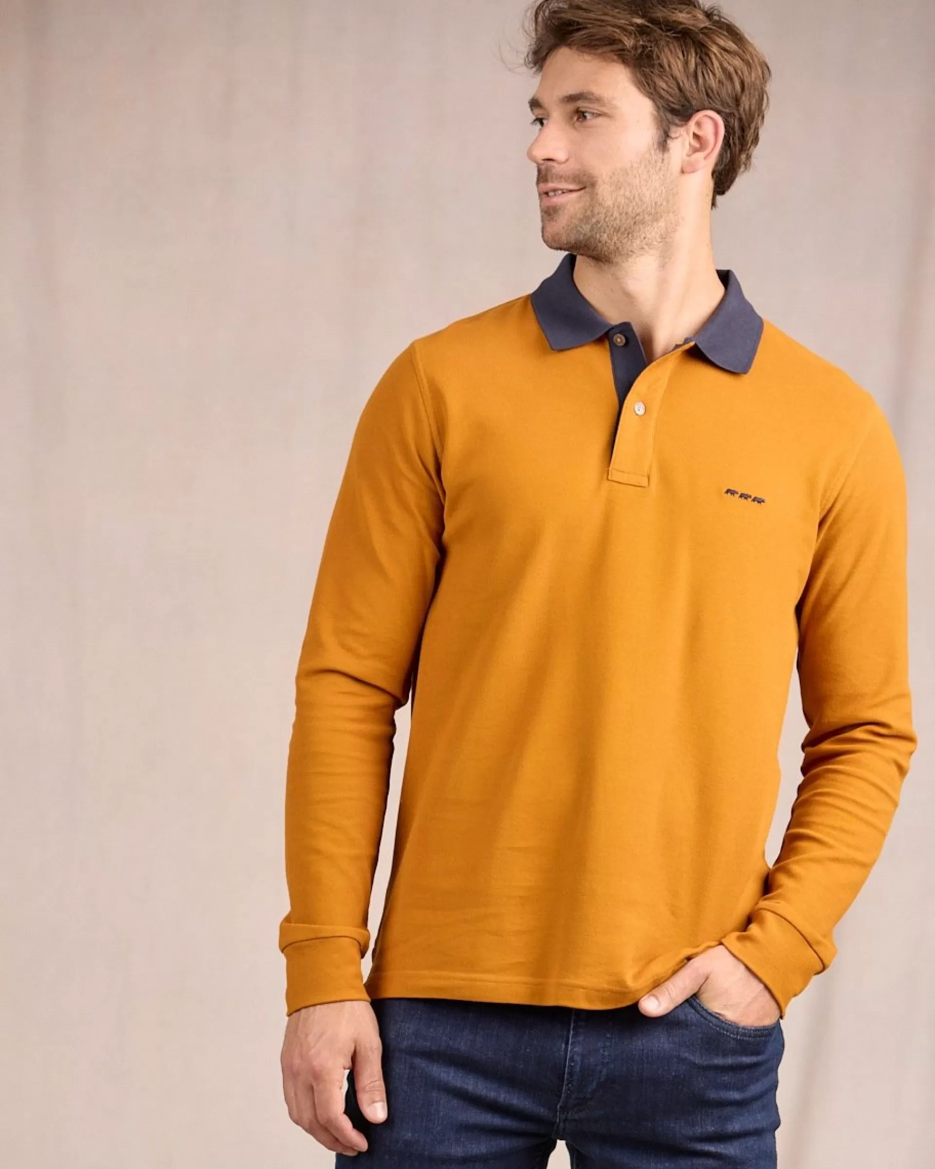 Flash Sale Polo au col contrastant Homme Polo