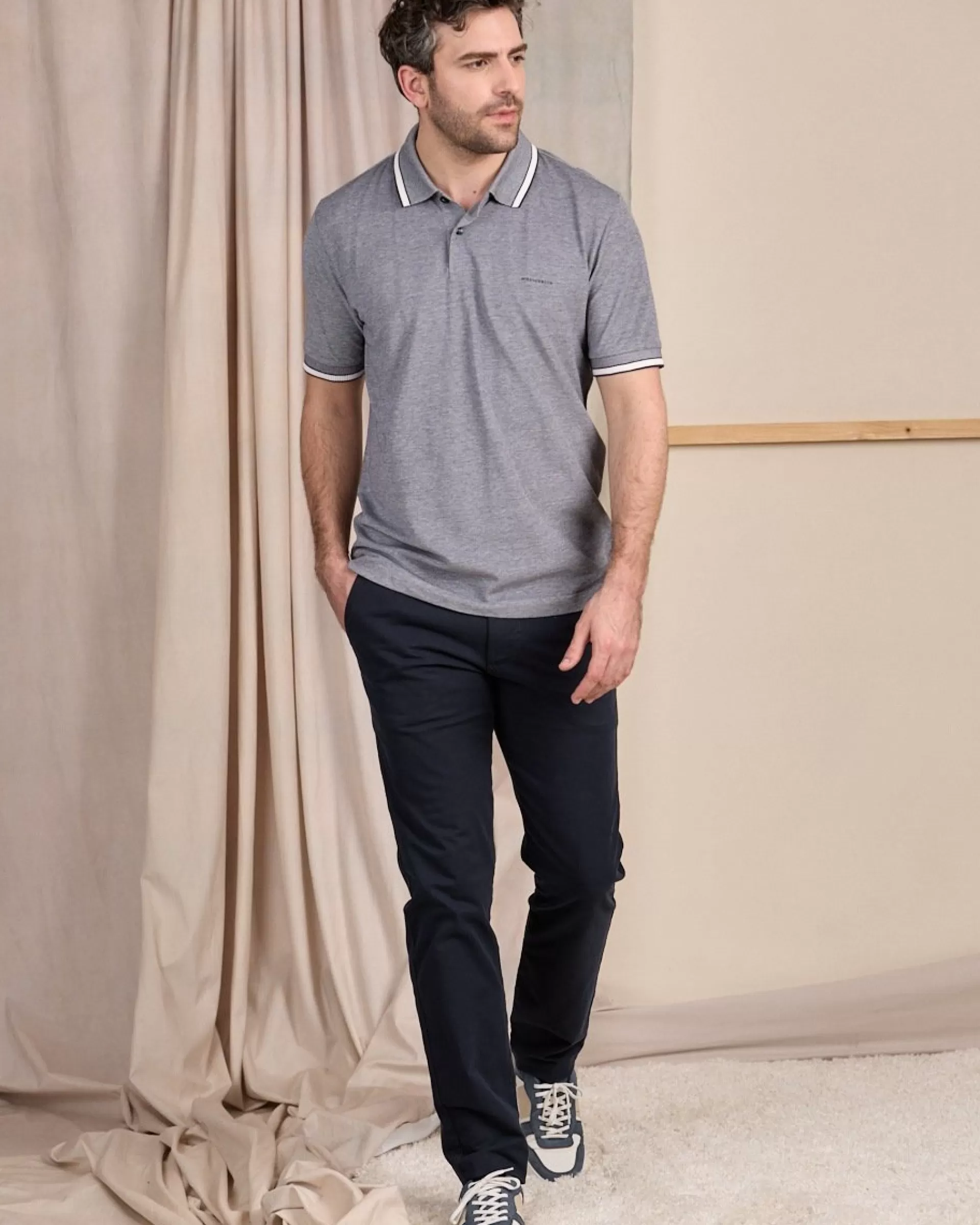 Store Polo Cédric bleu marine Homme Polo