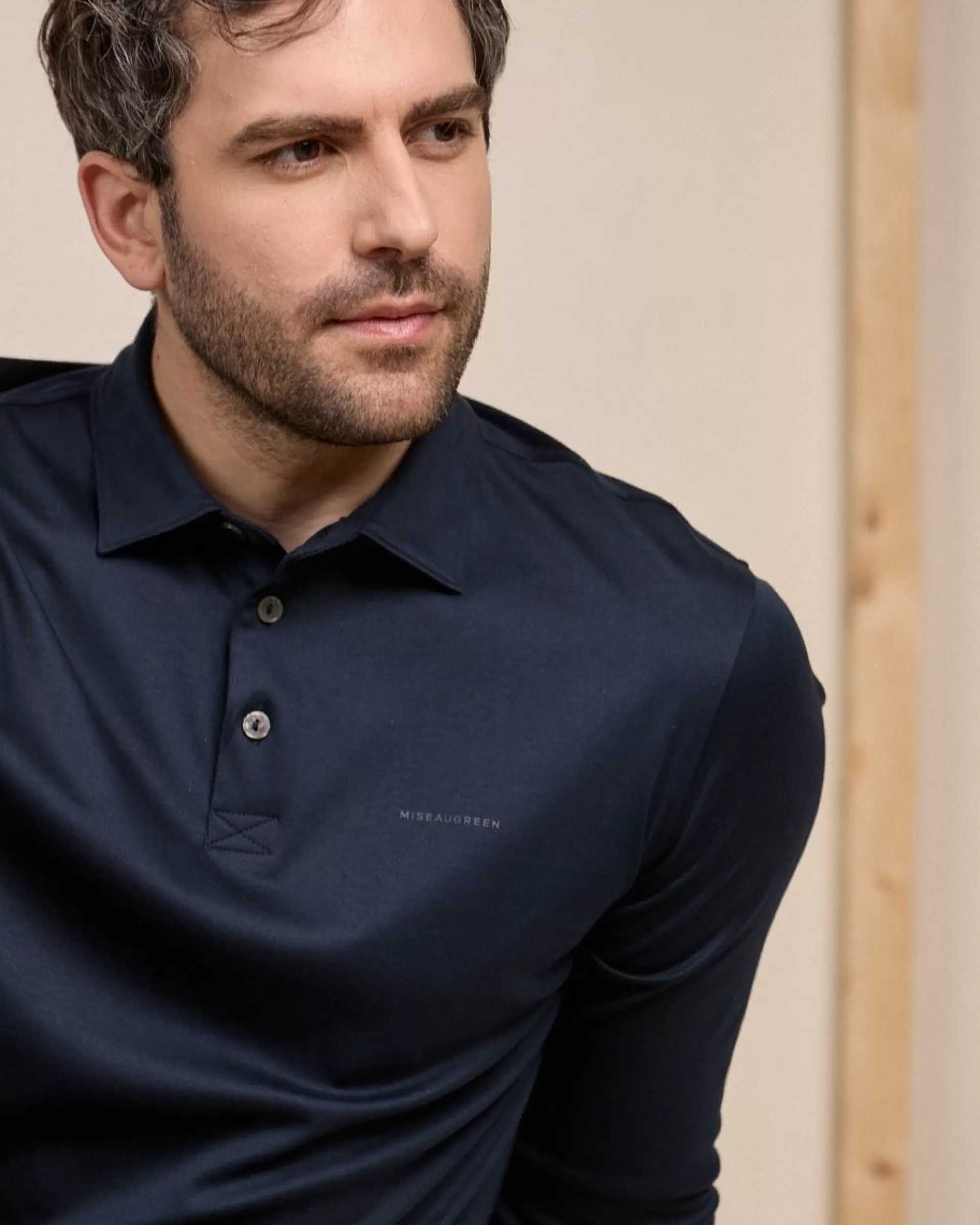 Hot Polo Celian bleu marine Homme Polo