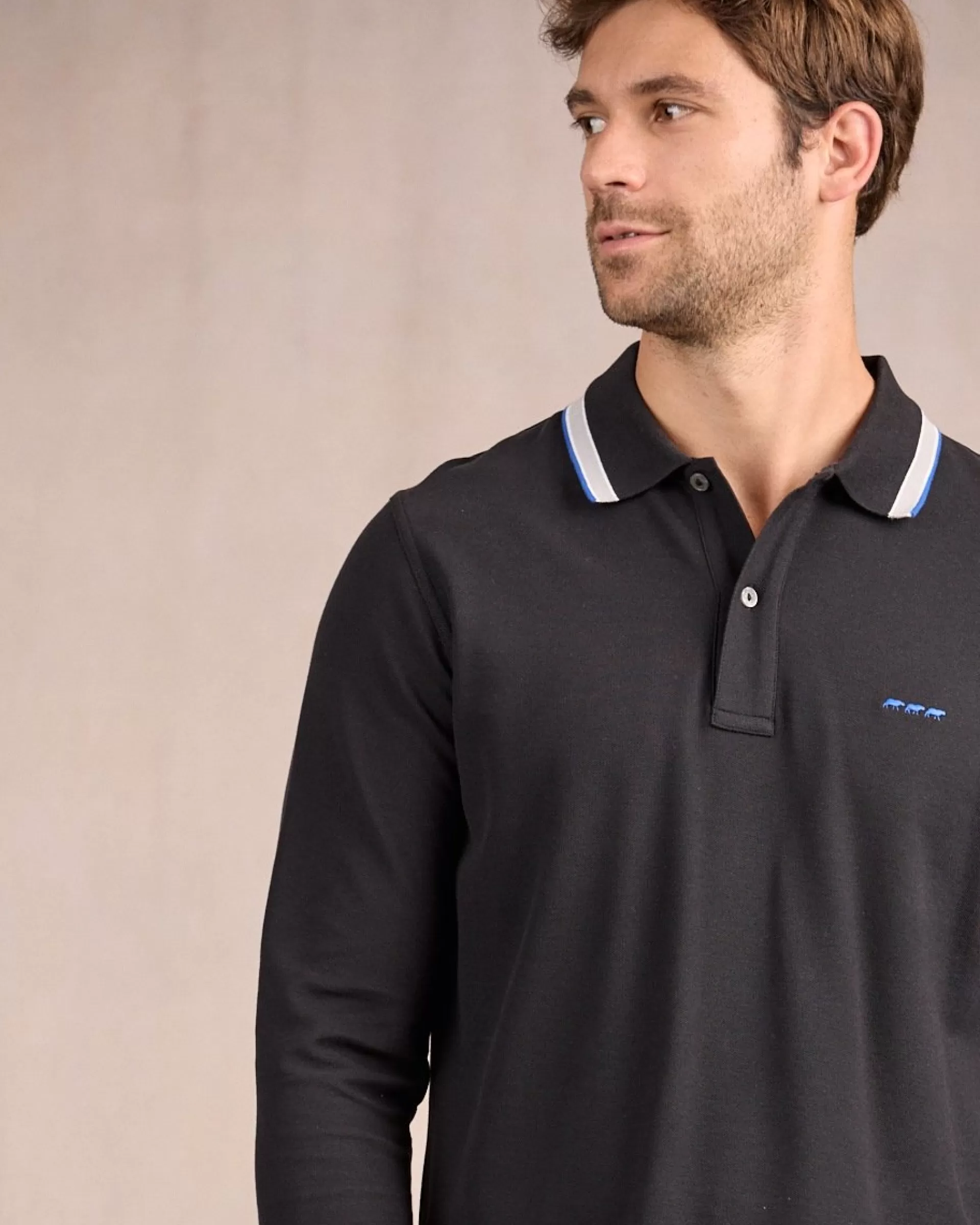 Sale Polo détail col Homme Polo